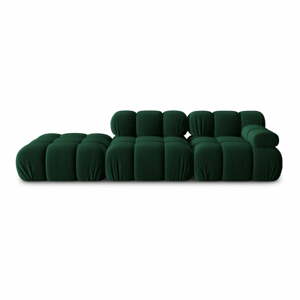 Zelená zamatová pohovka 282 cm Bellis – Micadoni Home