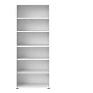 Biela modulárna knižnica 89x222 cm Prima – Tvilum