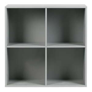 Sivá modulárna knižnica z borovicového dreva 81x81 cm Vt – vtwonen