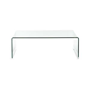 Sklenený konferenčný stolík 55x110 cm Cristal – Tomasucci
