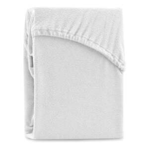 Biela napínacia froté plachta 180x200 cm Ruby – Restilo