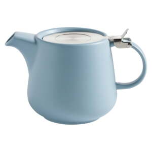 Modrá porcelánová čajová kanvica so sitkom Maxwell & Williams Tint, 600 ml