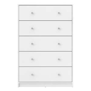 Biela komoda 72x108x30 cm May – Tvilum