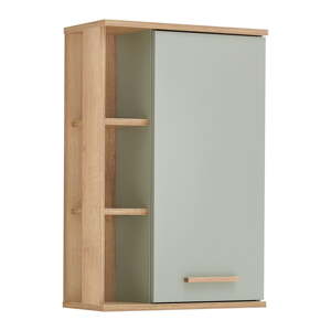 Zelená závesná kúpeľňová skrinka v dekore duba 51x75 cm Set 963 - Pelipal
