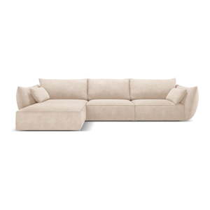 Béžová rohová pohovka (ľavý roh) Vanda - Mazzini Sofas