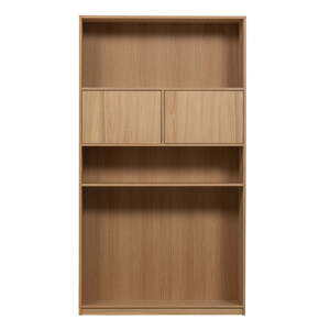 Modulárna knižnica v dekore duba v prírodnej farbe 110x199 cm Modulair – vtwonen