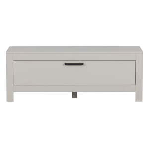 Svetlosivý TV stolík z borovicového dreva 120x45 cm Bonk – Basiclabel
