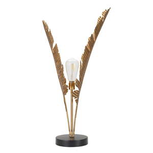 Stolová lampa v zlatej farbe (výška 65 cm) Palm – Mauro Ferretti
