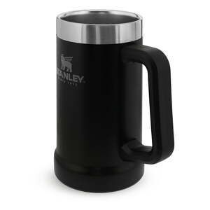Čierny termo hrnček 700 ml The Big Grip Beer Stein – Stanley