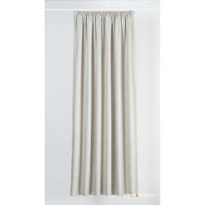 Béžový záves 140x260 cm Teorema - Mendola Fabrics