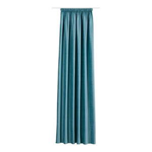 Tyrkysovomodrý zamatový záves 140x260 cm Novara – Mendola Fabrics