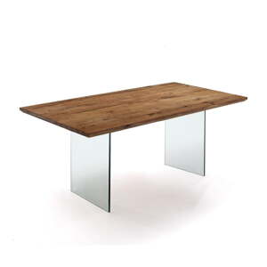 Jedálenský stôl s doskou v dubovom dekore 180x90 cm Float – Tomasucci