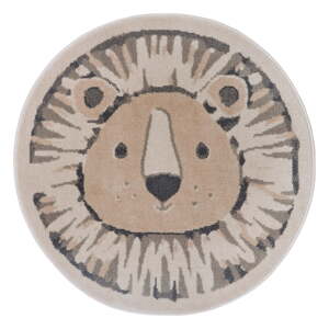 Béžový detský koberec ø 140 cm Lion – Hanse Home