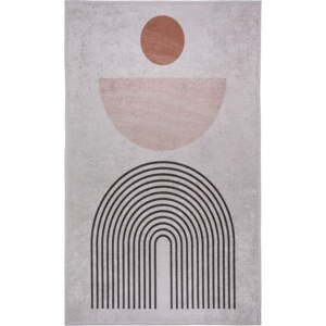 Krémovobiely umývateľný koberec 120x160 cm – Vitaus