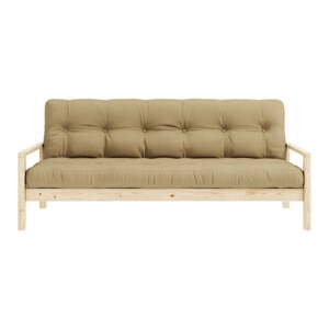 Rozkladacia pohovka v horčicovej farbe 205 cm Knob – Karup Design