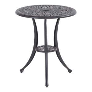 Hliníkový okrúhly záhradný stolík ø 62 cm Amalfi – Hartman