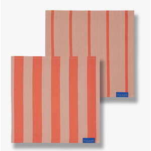 Textilné obrúsky v súprave 2 ks Stripes – Mette Ditmer Denmark