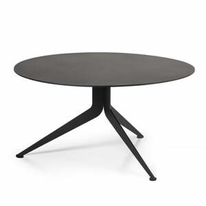 Čierny kovový okrúhly konferenčný stolík ø 78 cm Daley – Spinder Design
