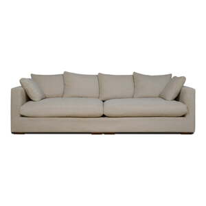 Béžová menčestrová pohovka 266 cm Comfy – Scandic