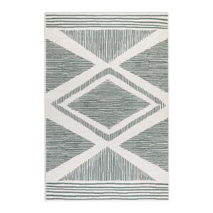 Krémovo-zelený vonkajší koberec 200x290 cm Gemini – Elle Decoration
