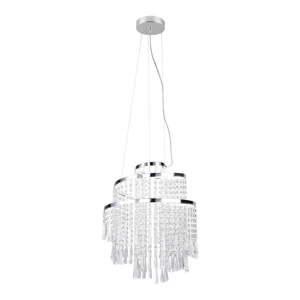 LED závesné svietidlo v striebornej farbe ø 38 cm Pomp – Trio
