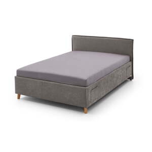 Sivá detská posteľ s úložným priestorom 90x200 cm Fun – Meise Möbel