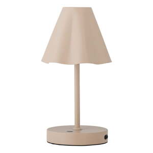 Béžová LED stmievateľná stolová lampa s kovovým tienidlom (výška 28 cm) Lianna – Bloomingville