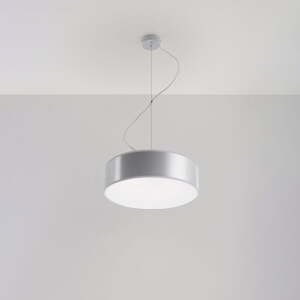 Sivé závesné svietidlo ø 35 cm Atis – Nice Lamps