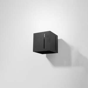 Čierne nástenné svietidlo Pax – Nice Lamps
