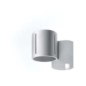 Sivé nástenné svietidlo Vulco – Nice Lamps