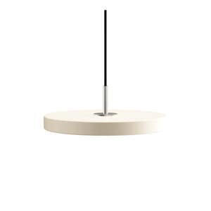 Krémovobiele LED závesné svietidlo so stmievačom s kovovým tienidlom ø 31 cm Asteria Plus Mini – UMAGE