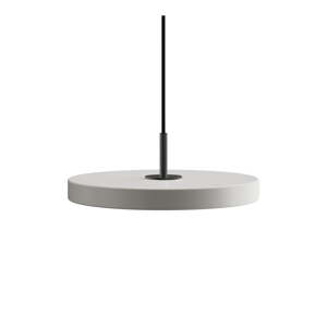 Svetlosivé LED závesné svietidlo s kovovým tienidlom ø 31 cm Asteria Mini – UMAGE