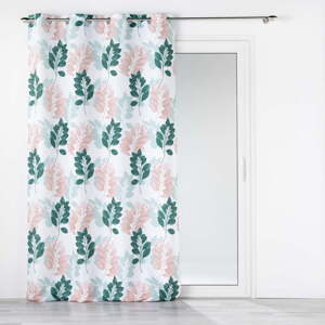 Bielo-zelený záves 140x280 cm Belline – douceur d'intérieur