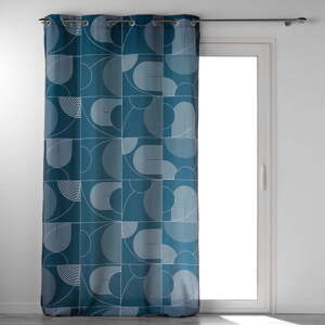 Modrý záves 140x280 cm Esquisse – douceur d'intérieur