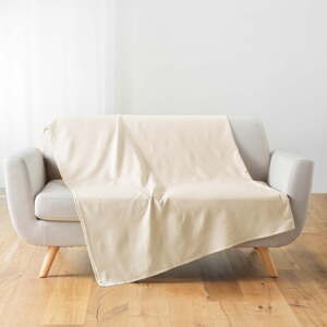 Krémový pléd 180x220 cm Lucile – douceur d'intérieur