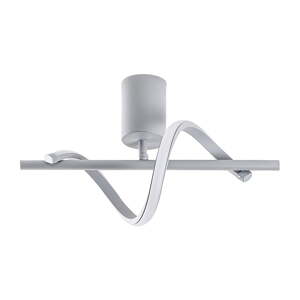 Sivé LED stropné svietidlo ø 7 cm Likma – Opviq lights