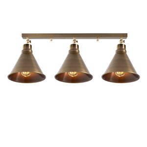 Stropné svietidlo v bronzovej farbe s kovovým tienidlom ø 20 cm Berceste – Opviq lights