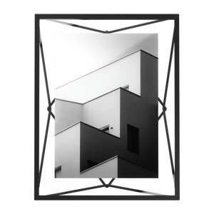 Čierny kovový rámček stojací/na stenu 23x18 cm Prisma – Umbra