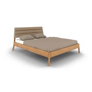 Dvojlôžková posteľ z dubového dreva v prírodnej farbe 200x200 cm Twig – The Beds