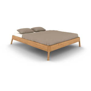 Dvojlôžková posteľ z dubového dreva v prírodnej farbe 160x200 cm Twig – The Beds