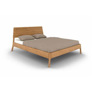 Dvojlôžková posteľ z dubového dreva v prírodnej farbe 160x200 cm Twig – The Beds