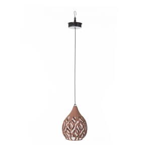 LED závesné solárne vonkajšie svietidlo (výška 19.5 cm) – LDK Garden