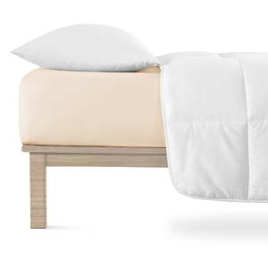 Béžová napínacia plachta jersey 180x200 cm Boxspring – Andrea Simone