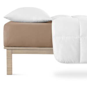 Hnedá napínacia plachta jersey 160x200 cm Boxspring – Andrea Simone