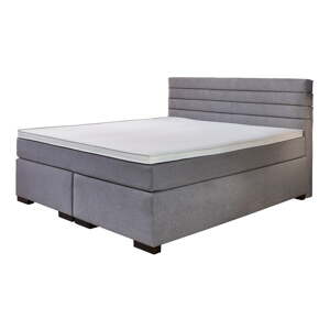 Sivá boxspring posteľ 180x200 cm Kokomo – Rojaplast