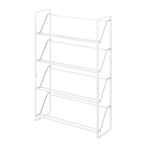 Biely kovový stojan na topánky Frame – YAMAZAKI