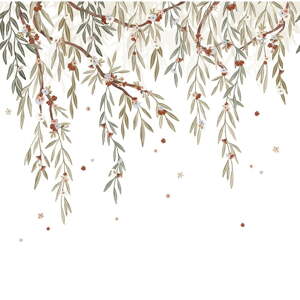 Detská tapeta 200 cm x 248 cm Eucalyptus Blooming – Lilipinso