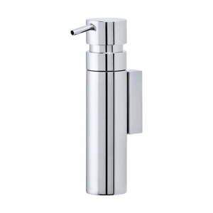 Nástenný dávkovač mydla z nehrdzavejúcej ocele v lesklo striebornej farbe 100 ml Nexio – Blomus