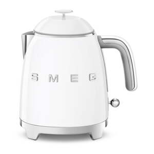 Biela rýchlovarná kanvica z nehrdzavejúcej ocele 800 ml Retro Style – SMEG