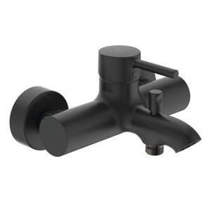 Matne čierna vaňová nástenná batéria Silk Black – Ideal Standard
